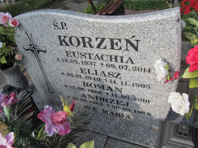 Eliasz Korzeń 1940 Bolków - Grobonet - Wyszukiwarka osób pochowanych