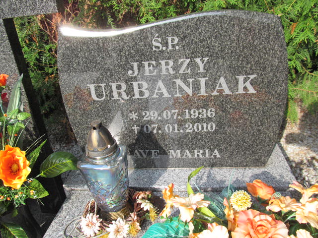 Jerzy Urbaniak 1936 Bolków - Grobonet - Wyszukiwarka osób pochowanych