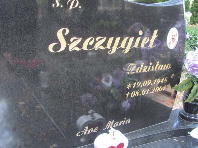 Zdzisław Szczygieł 1948 Bolków - Grobonet - Wyszukiwarka osób pochowanych