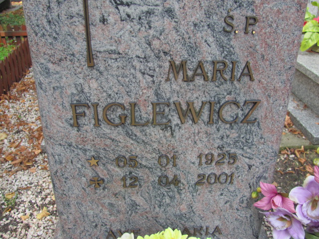 Maria Figlewicz 1925 Bolków - Grobonet - Wyszukiwarka osób pochowanych