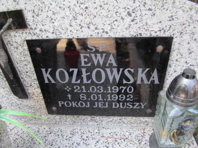 Ewa Kozłowska 1970 Bolków - Grobonet - Wyszukiwarka osób pochowanych