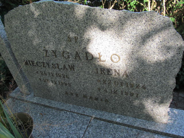 Mieczysław Żygadło 1926 Bolków - Grobonet - Wyszukiwarka osób pochowanych