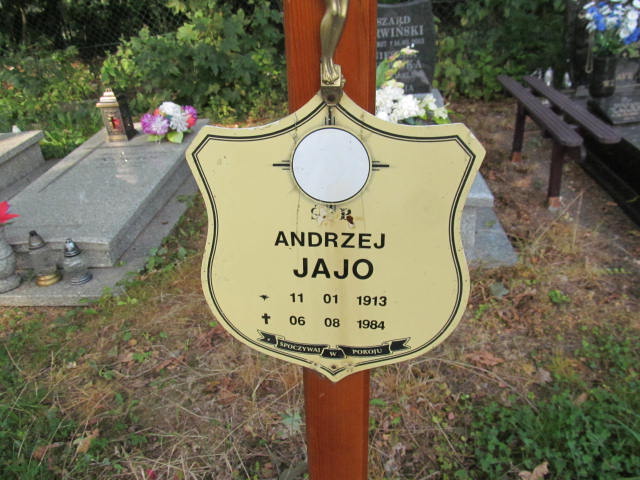 Andrzej Jajo 1913 Bolków - Grobonet - Wyszukiwarka osób pochowanych
