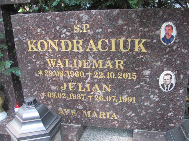 Waldemar Kondraciuk 1960 Bolków - Grobonet - Wyszukiwarka osób pochowanych
