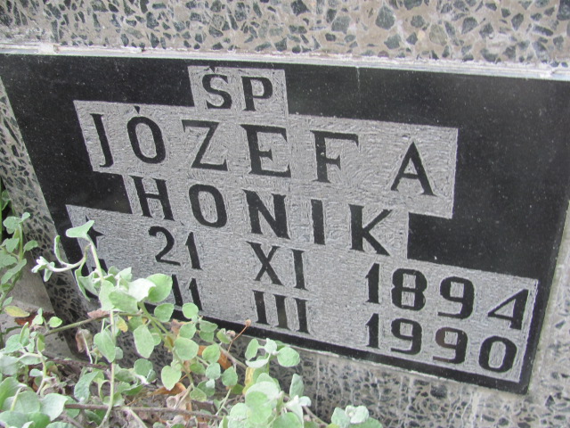 Józefa Honik 1894 Bolków - Grobonet - Wyszukiwarka osób pochowanych