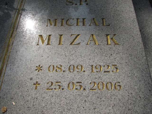 Michał Mizak 1925 Bolków - Grobonet - Wyszukiwarka osób pochowanych