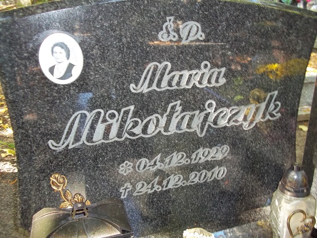 Maria Mikołajczyk 1929 Bolków - Grobonet - Wyszukiwarka osób pochowanych
