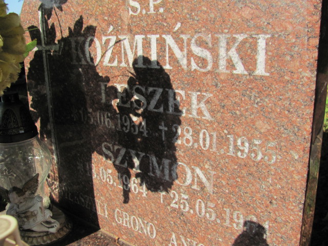 Szymon Koźmiński 1964 Bolków - Grobonet - Wyszukiwarka osób pochowanych