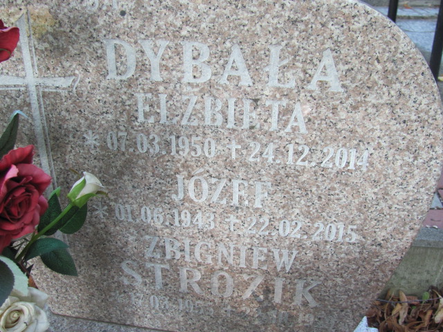 Elżbieta Dybała 1950 Bolków - Grobonet - Wyszukiwarka osób pochowanych