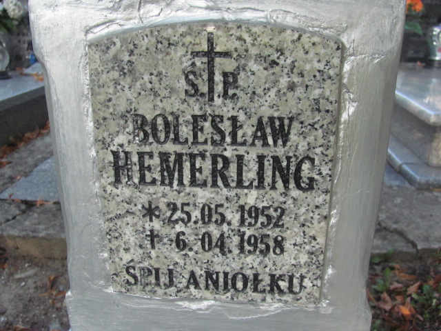 Bolesław Hemerling 1952 Bolków - Grobonet - Wyszukiwarka osób pochowanych