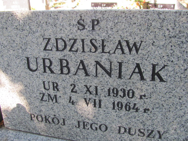 Marek, Janusz Urbaniak 1957 Bolków - Grobonet - Wyszukiwarka osób pochowanych