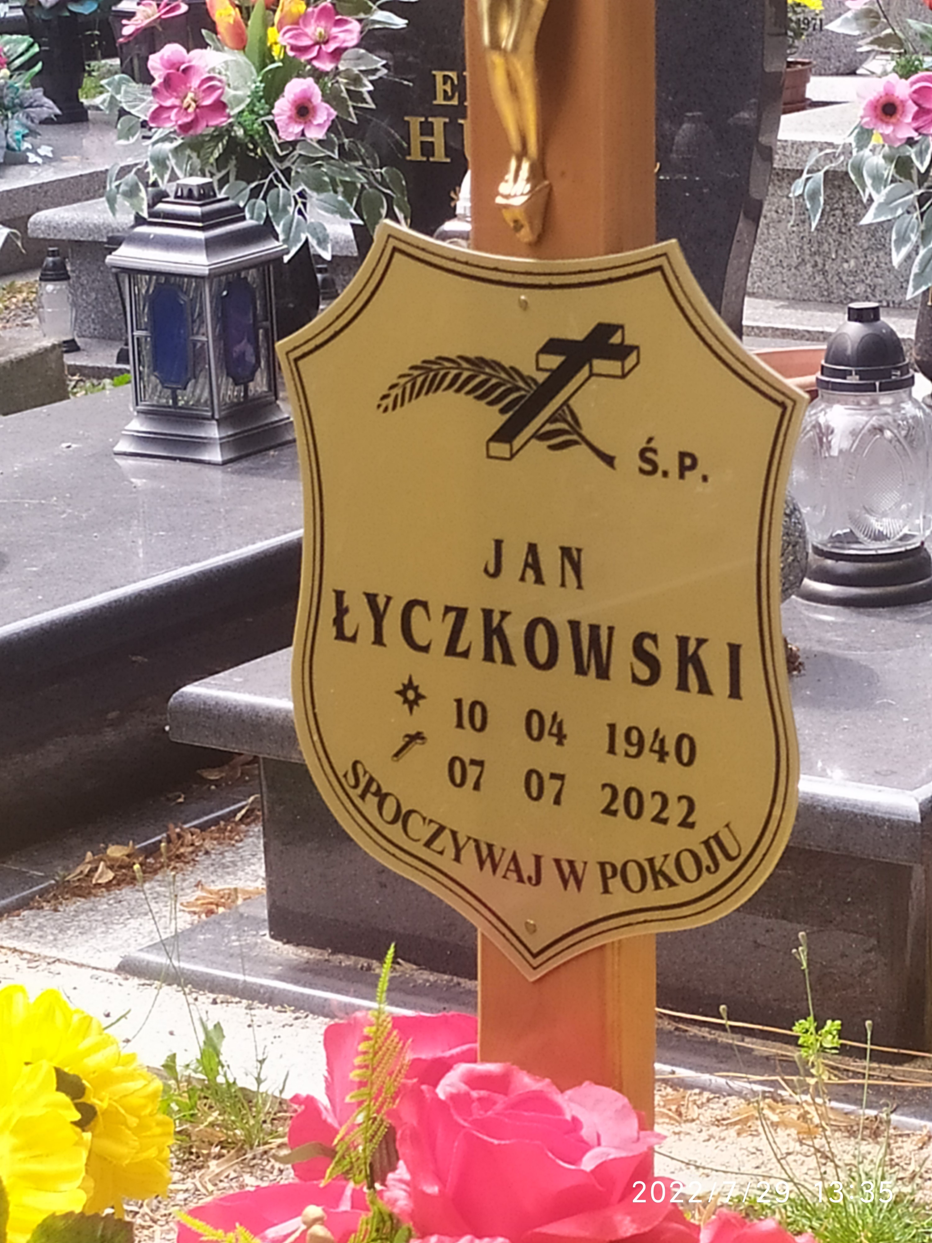 Grób Michał Łyczkowski