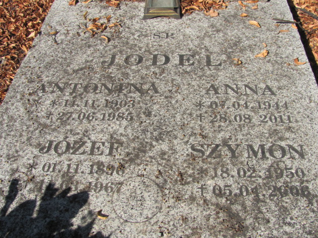 Szymon Jodel 1950 Bolków - Grobonet - Wyszukiwarka osób pochowanych