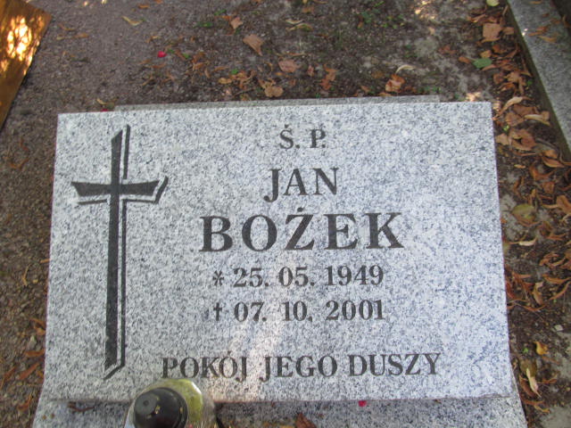 Jan Bożek 1949 Bolków - Grobonet - Wyszukiwarka osób pochowanych