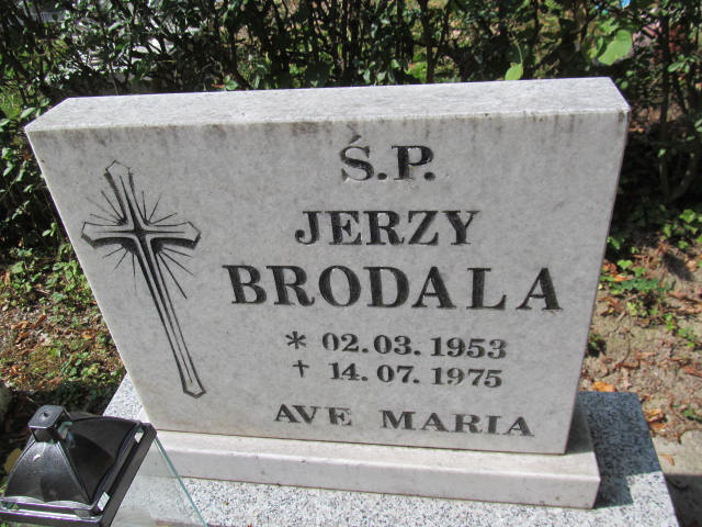 Jerzy Brodala 1953 Bolków - Grobonet - Wyszukiwarka osób pochowanych