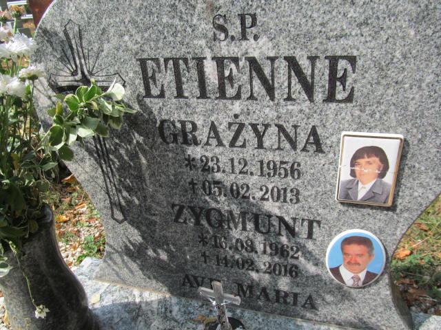 Zygmunt Etienne 1994 Bolków - Grobonet - Wyszukiwarka osób pochowanych