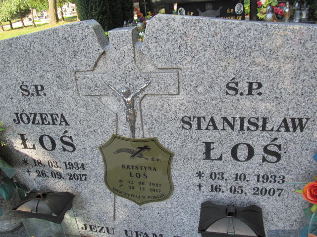 Krystyna Łoś 1957 Bolków - Grobonet - Wyszukiwarka osób pochowanych