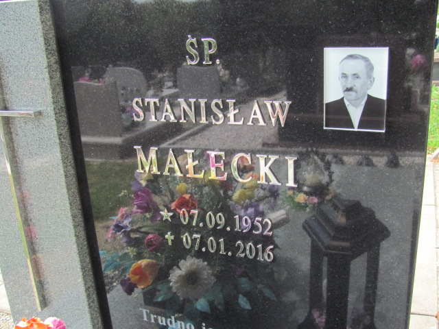 Stanisław Małecki 1952 Bolków - Grobonet - Wyszukiwarka osób pochowanych