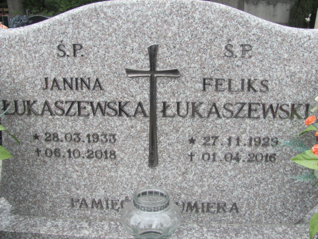 Feliks Łukaszewski 1929 Bolków - Grobonet - Wyszukiwarka osób pochowanych