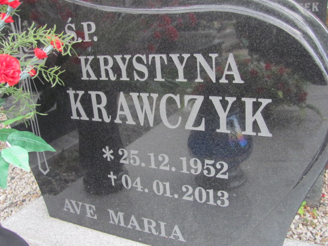 Krystyna Krawczyk 1952 Bolków - Grobonet - Wyszukiwarka osób pochowanych
